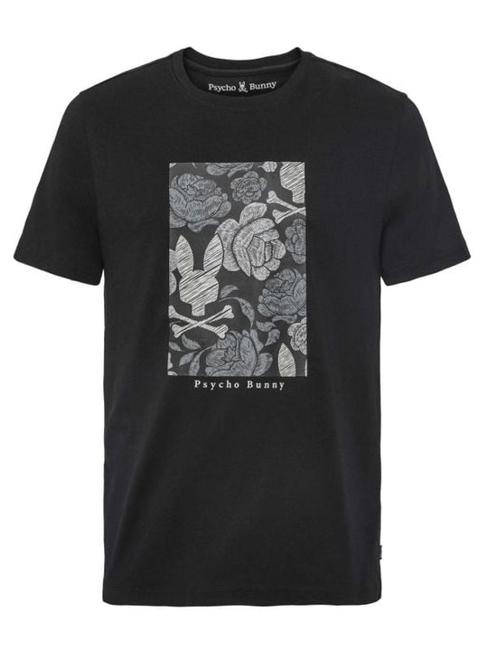 Psycho Bunny Rowen Oversized Tee | Black