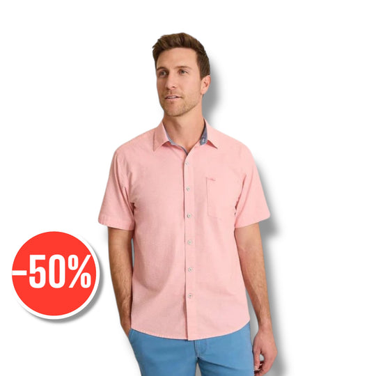 Tommy Bahama Nova Wave Short-Sleeve Shirt | Pure Salmon