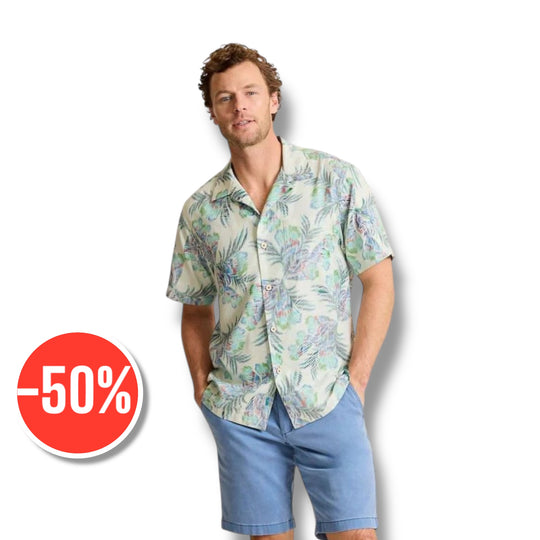 Tommy Bahama Mirante Mirage Camp Shirt | Vanilla Ice