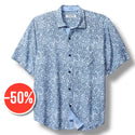 Tommy Bahama Men's Veracruz Cay Sand Dollar Camp Shirt | Cloud Nine Blue