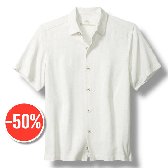 Tommy Bahama Bali Border Silk Camp Shirt | Continental