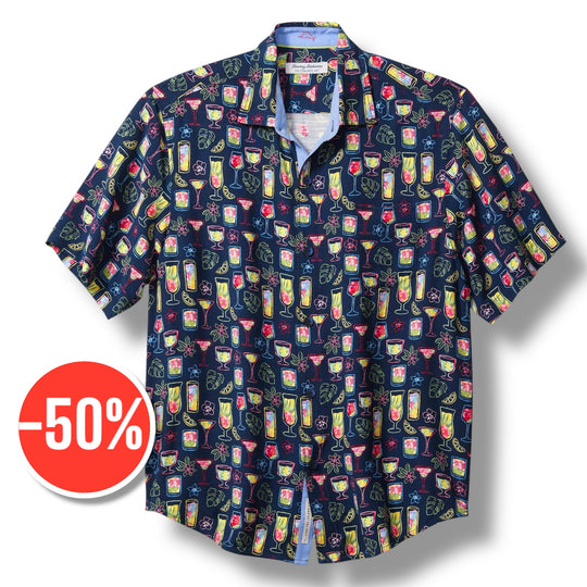 Tommy Bahama Electric Cocktail Shirt | Horizon Blue