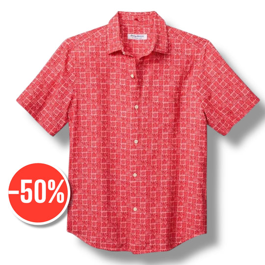 Tommy Bahama Coast Cozumel Tiles IslandZone® Shirt | Coral Coast