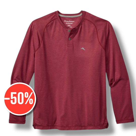 Tommy Bahama Sandrunner IslandZone® Henley | Rhodenron