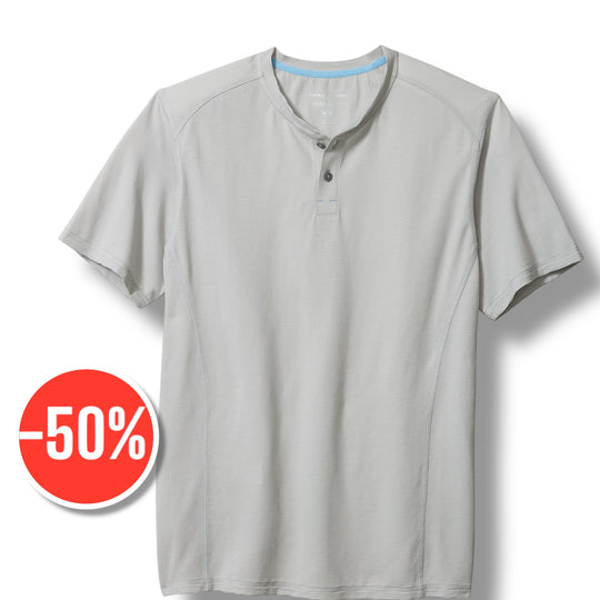 Tommy Bahama Weekend Player Henley | Concrete