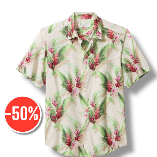 Tommy Bahama Coast Paradise Blooms IslandZone® Shirt | Dark Havana