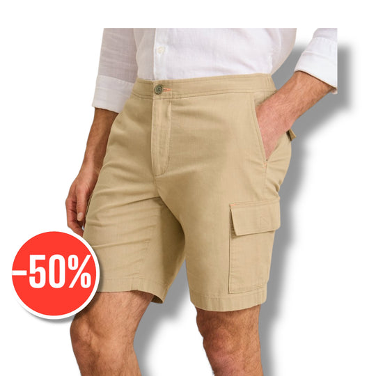 Tommy Bahama Linen In Paradise Cargo 9-Inch Shorts | Chinchilla