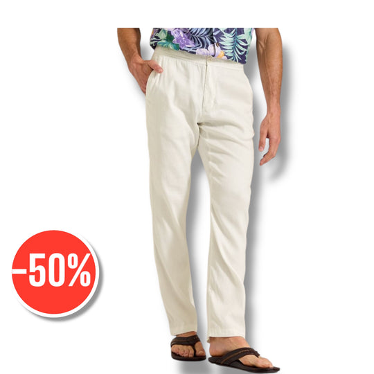 Tommy Bahama Beach Coast Pantalon à taille élastiquée en lin | Continental