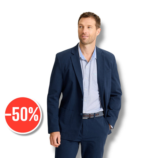 Tommy Bahama Nova Wave Stretch-Seersucker Blazer | Maritime