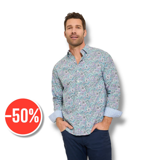 Tommy Bahama Sarasota Stretch Azul Gardens | Hawaiian Ocean