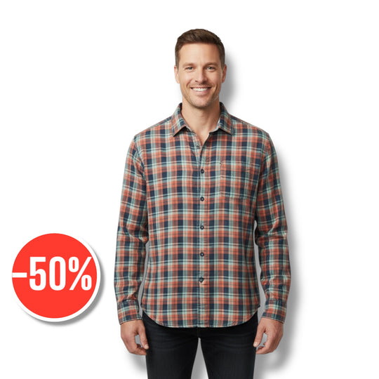 Tommy Bahama Indio Plaid Shirt | Morning Grapefruit