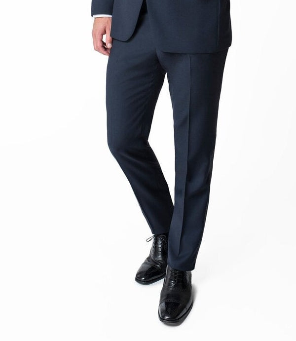 Modern Fit Tuxedo Pant, Navy - Caswell's Fine Menswear