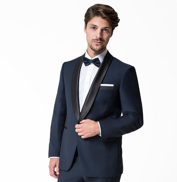 Modern Fit Tuxedo Jacket, Navy - Caswell's Fine Menswear
