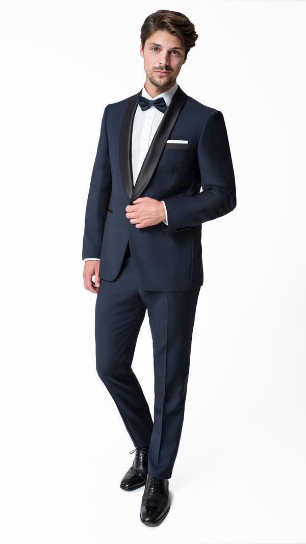 Modern Fit Tuxedo Jacket, Navy - Caswell's Fine Menswear