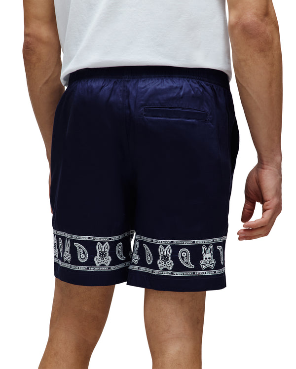 Psycho Bunny Hommes Tencel Short Luke | Evening Blue