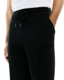 Psycho Bunny Mens Textured Sweat Pant Marc | Black