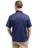 Cutter & Buck Virtue Eco Pique Micro Stripe Recycled Mens Polo - Caswell's Fine Menswear
