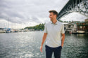 Cutter & Buck Coastline Epic Comfort Eco Recycled Mens Polo | Concrete - Caswell's Fine Menswear
