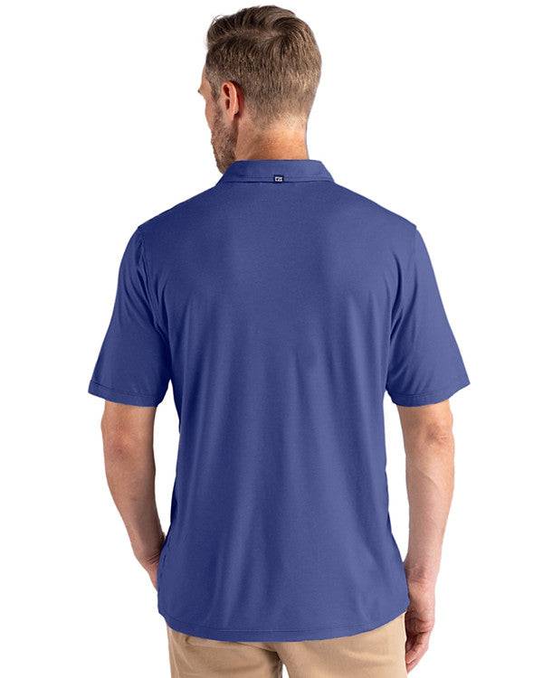 Cutter & Buck Coastline Epic Comfort Eco Recycled Mens Polo | Tour Blue - Caswell's Fine Menswear
