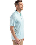 Cutter & Buck Pike Eco Flora Print Recycled Mens Polo | Fresh Mint - Caswell's Fine Menswear