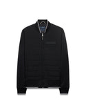 Psycho Bunny Mens Nylon Mix Hiro Jacket | Black
