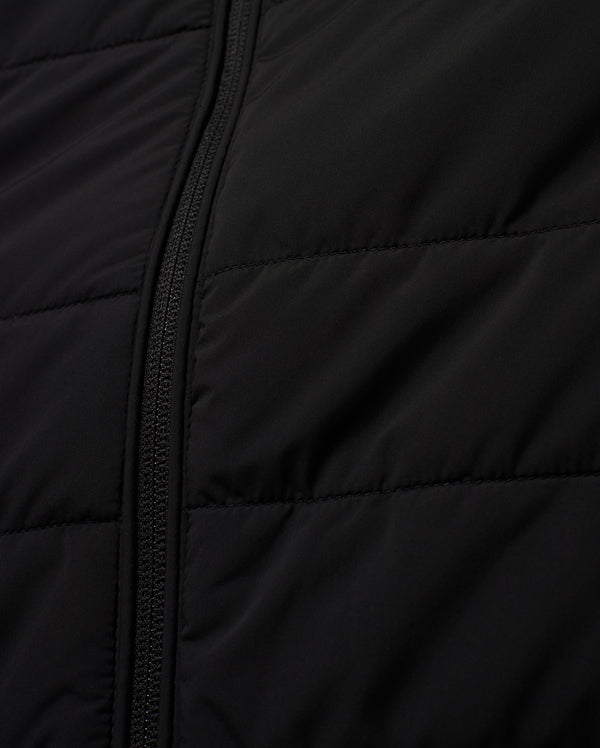 Psycho Bunny Mens Nylon Mix Hiro Jacket | Black