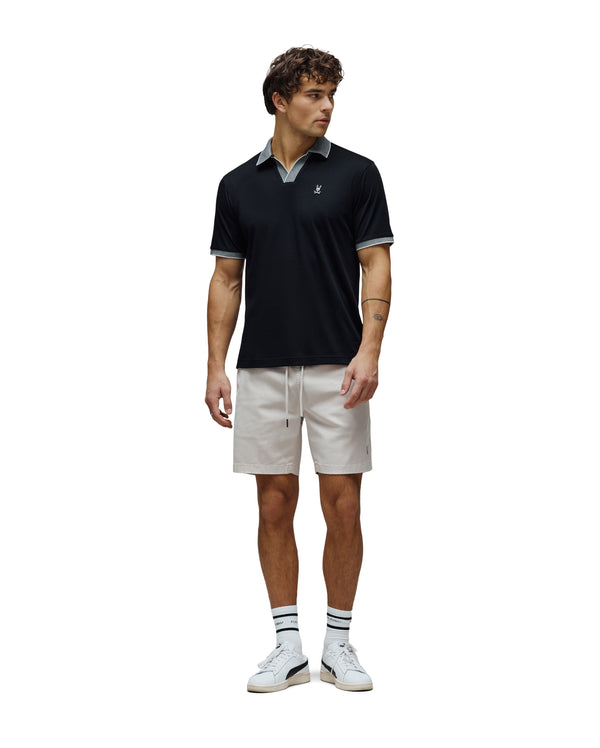 Psycho Bunny Men's Jonathan Pique Polo | Black