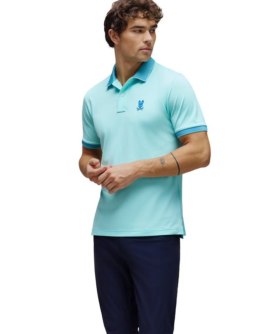 Psycho Bunny Men's Dax Sport Polo Shirt | Antigua Sand