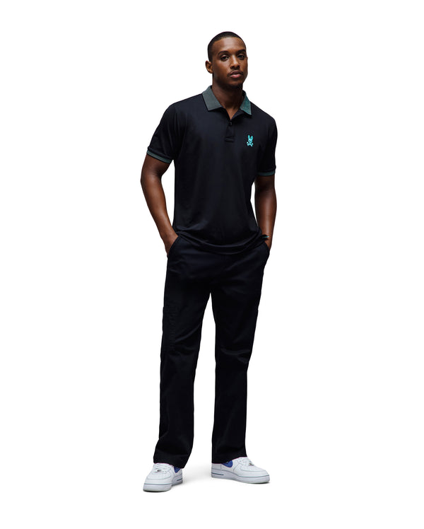 Polo Dax Sport Hommes Psycho Bunny - Noir