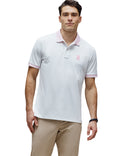 Psycho Bunny Men's Dax Sport Polo | White