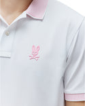 Psycho Bunny Men's Dax Sport Polo | White