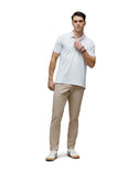 Psycho Bunny Men's Dax Sport Polo | White
