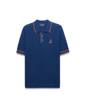 Psycho Bunny Men's Knit Polo Seb | Navy Peony
