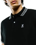 Psycho Bunny Mens Polo Nicolas | Black