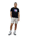 Psycho Bunny Homme - T-shirt graphique Cosmo - Noir