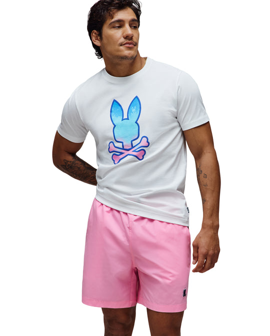 Psych Bunny Men's Caspian Graphic Tee | White