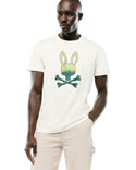 Psycho Bunny Mens Graphic Tee Raymond | Ecru