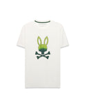 Psycho Bunny Mens Graphic Tee Raymond | Ecru