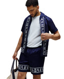Psycho Bunny Hommes Chemise Tencel Luke | Evening Blue