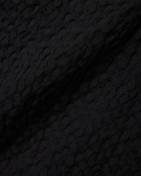 Psycho Bunny Mens Relaxed Fit Textured Shirt Claudio | Black