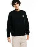 Psycho Bunny Mens Relaxed Fit Crew Neck Jaden | Black