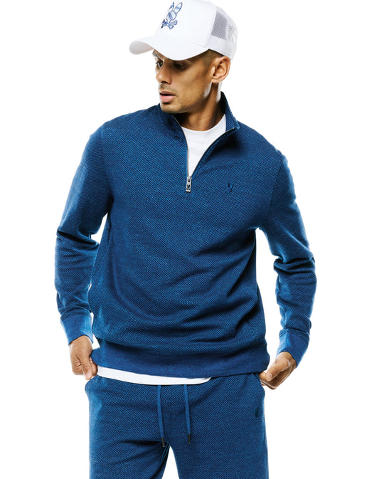 Psycho Bunny Homme 1/4 Marc | Pivoine bleu marine