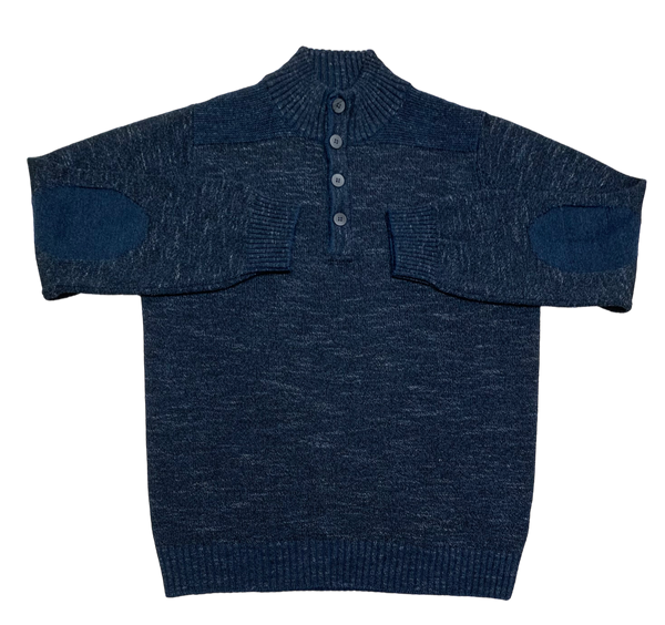 Modango Italian Made Sweater, Navy - Caswell's Fine Menswear
