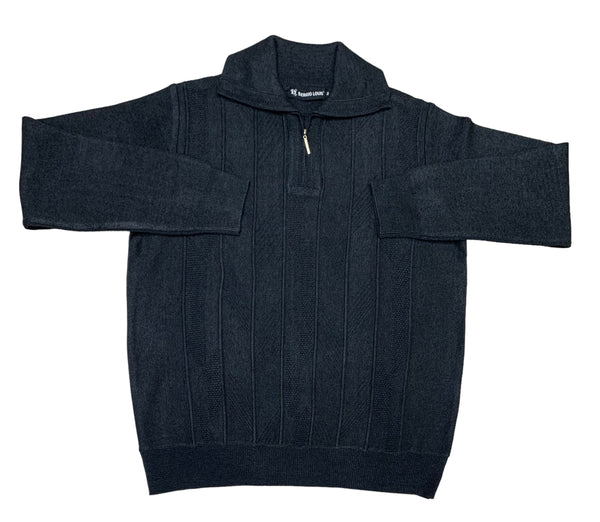 Sergio Louis Sweater, Charcoal - Caswell's Fine Menswear