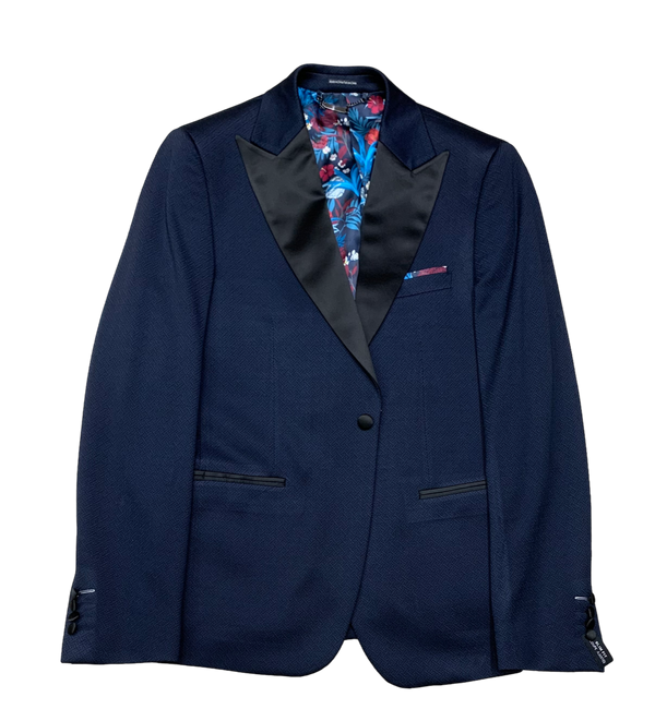 Lief Horsens Tuxedo Blazer, Navy - Caswell's Fine Menswear