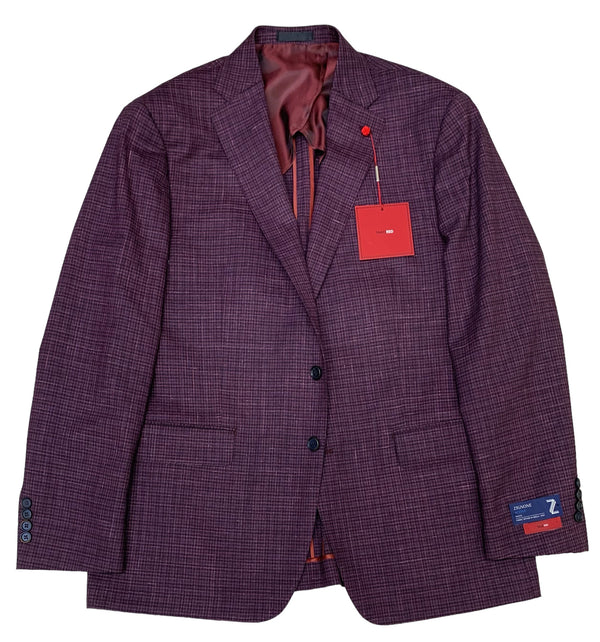 Tailored Sport Jacket | Wine - Caswell's Fine Menswear