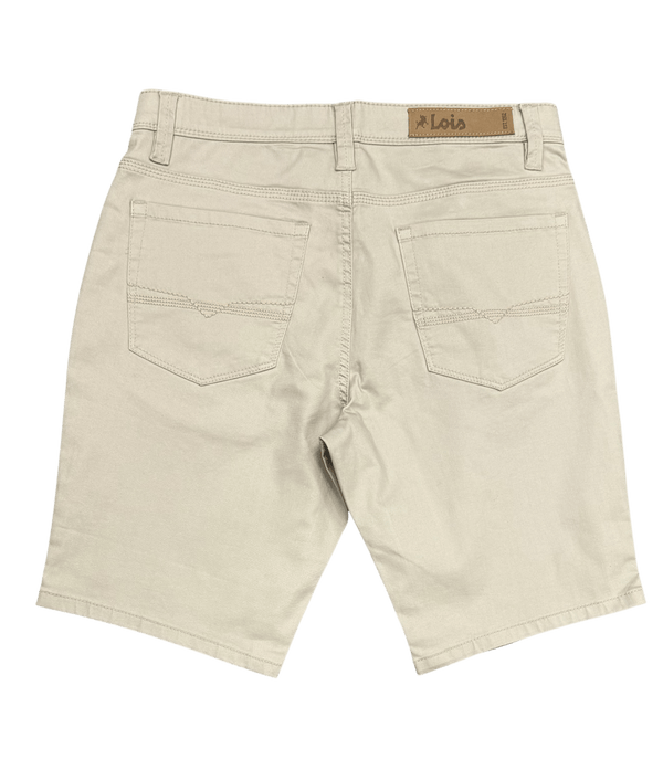Lois Dennis Bermuda Short | Stone - Caswell's Fine Menswear