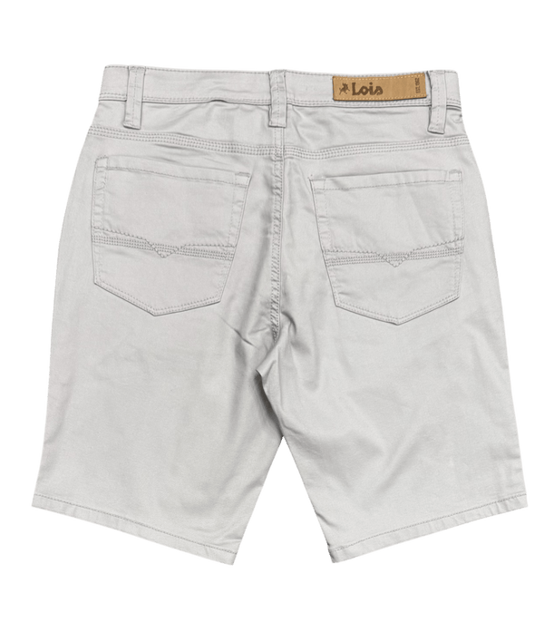 Lois Dennis Bermuda Short | Platinum - Caswell's Fine Menswear