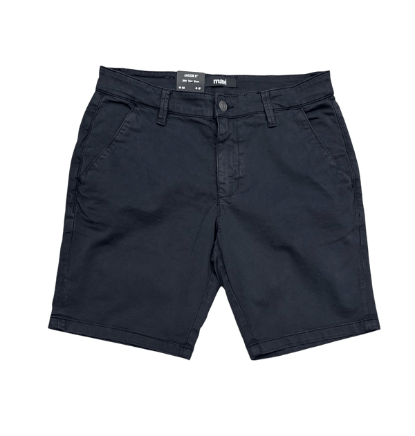 Mavi Jacob 9" inseam Shorts Mid Rise | Deep Navy Twill - Caswell's Fine Menswear
