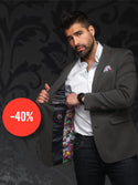 Au Noir Blazer | BARTOLO, Charcoal